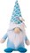Summer Gnomes Decorations – Blue Beach Gnome Plush for Ocean Day, Handmade Swedish Tomte Nisse Elf, Tiered Tray, Nautical Home Decor, Birthday Gift for Women